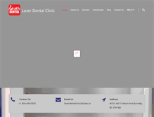 Tablet Screenshot of laserdentalclinic.com