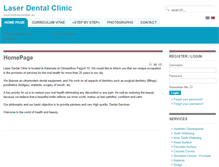 Tablet Screenshot of laserdentalclinic.eu
